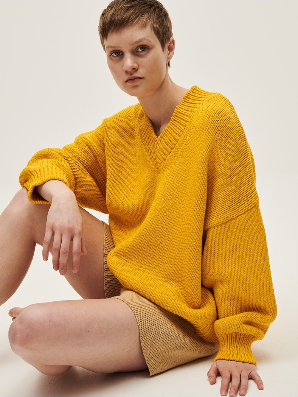 Babaa jumper no. 64 in alphonso mango - Picture 2 of 10